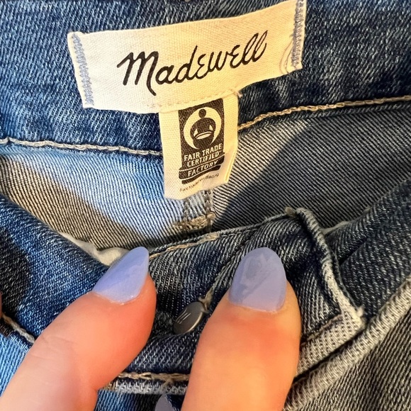 Madewell - NEW 10” High Rise Skinny Jeans Light Blue Wash - Size 26 - Picture 7 of 10